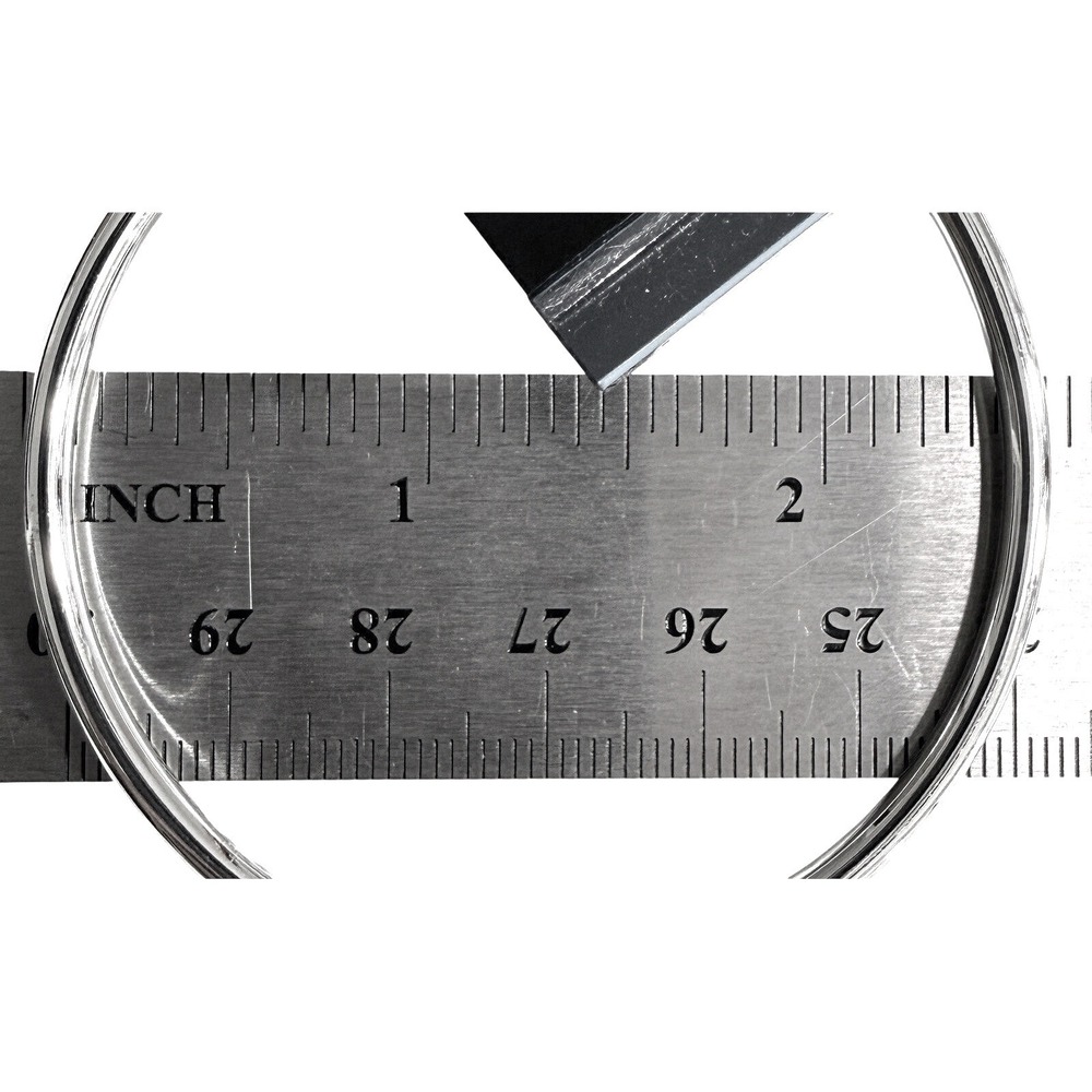 Belk Silverworks Hoop Earrings Round Big 2.5 inch‎ Large Silver Plated Jewelry - Picture 6 of 6